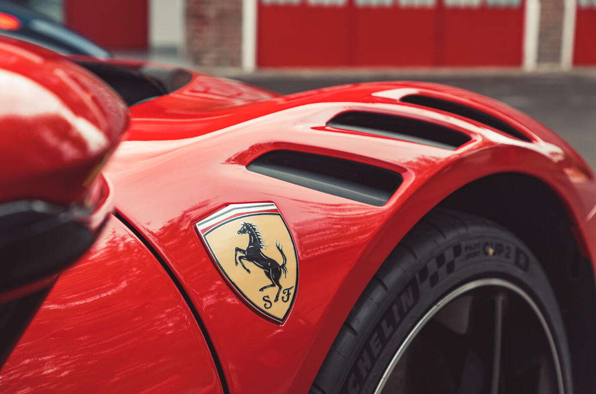 ferrari sf90 xx stradale 2023 09 badge detail ferrari sf90 xx stradale 2023 09 badge detail