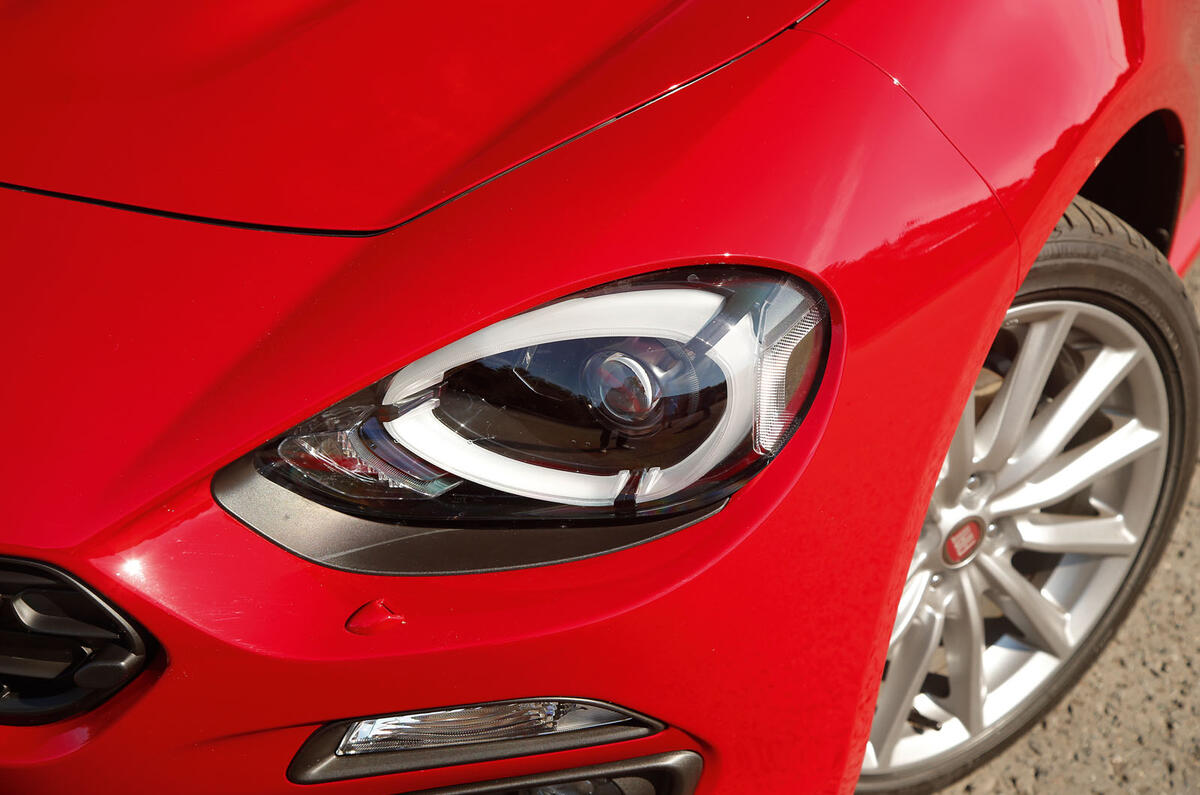 Fiat 124 Spider headlights