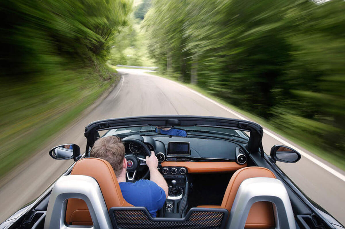 Driving the Fiat 124 Spider