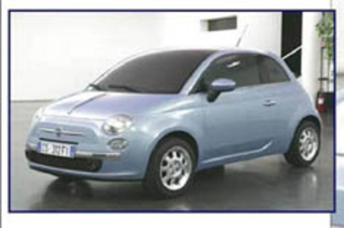 Fiat 500 revealed in internet leak 