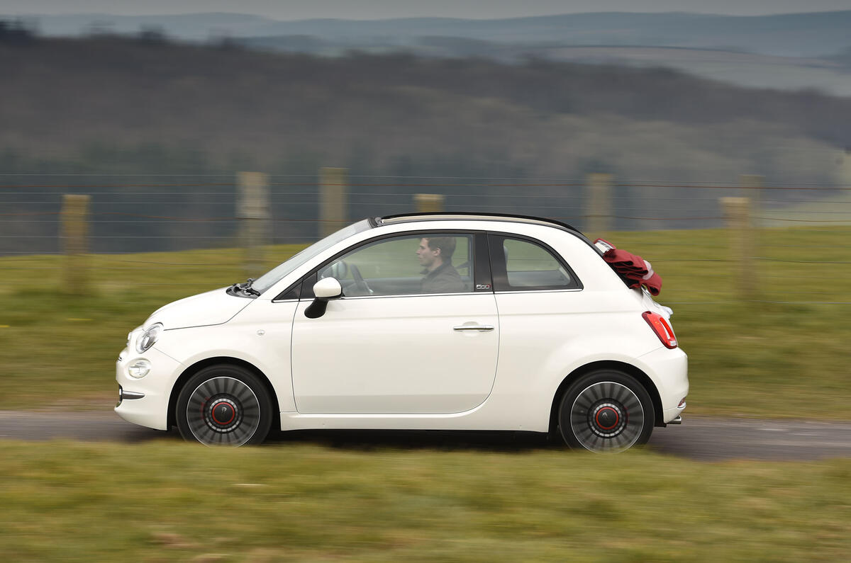 Fiat 500C side profile