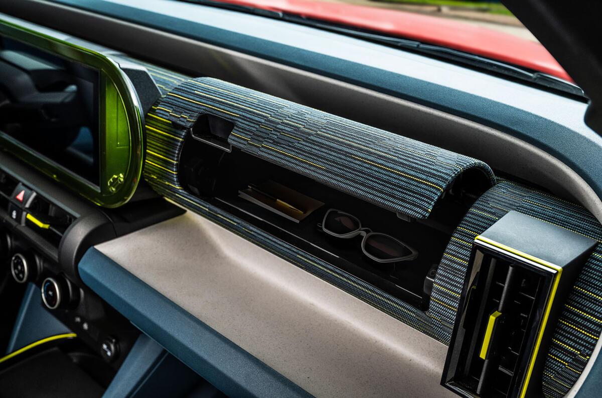 Fiat Grande Panda review 2025 012 glove box Fiat Grande Panda review 2025 012 glove box