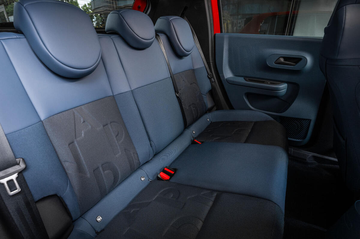 Fiat Grande Panda review 2025 019 back seats Fiat Grande Panda review 2025 019 back seats