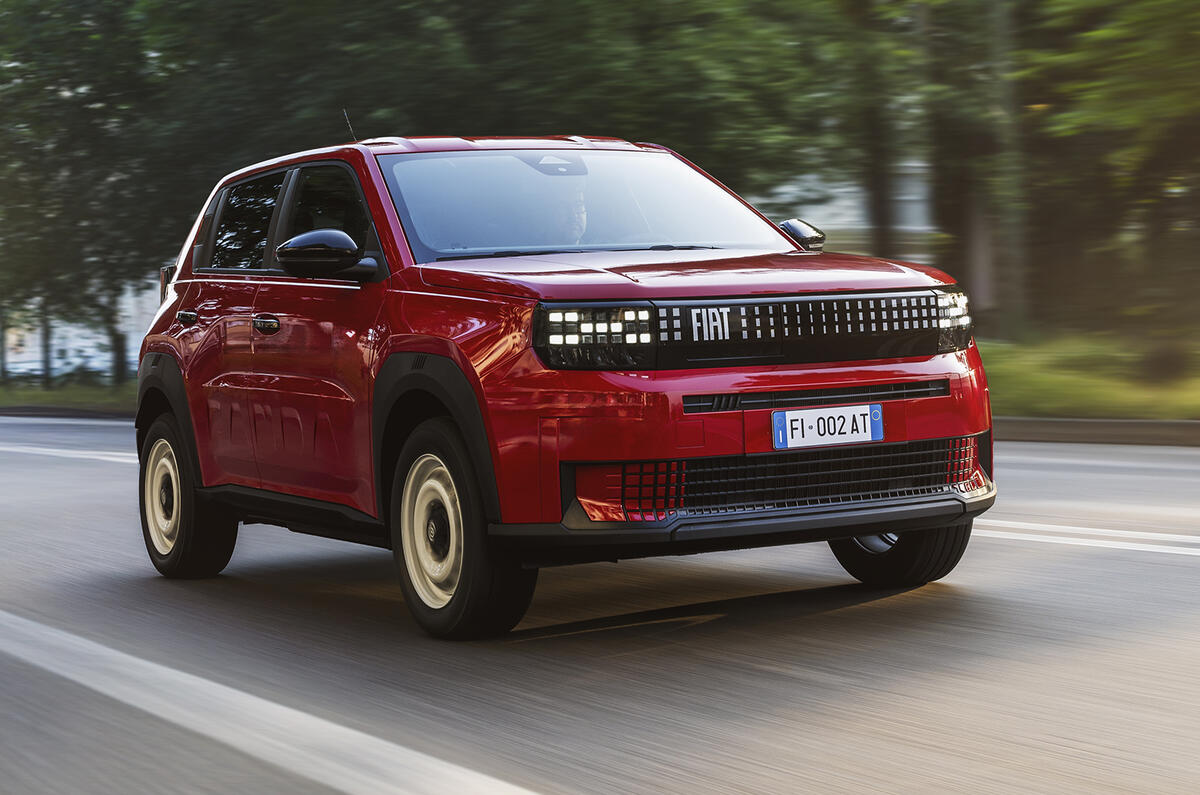 Fiat Grande Panda review 2025 022 front tracking Fiat Grande Panda review 2025 022 front tracking