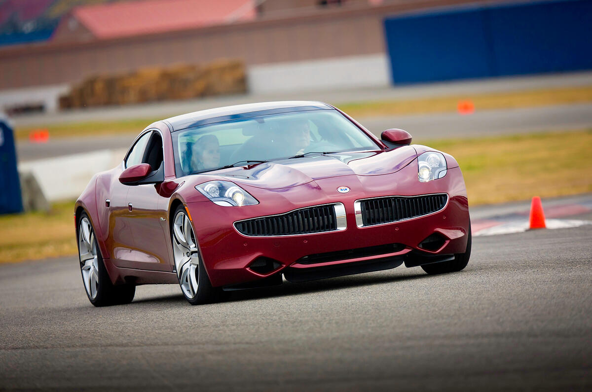 Fisker Karma cornering