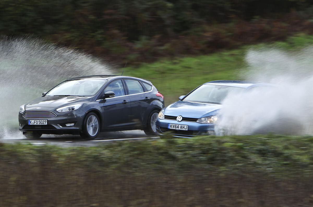 Comparison: Ford Focus versus Volkswagen Golf