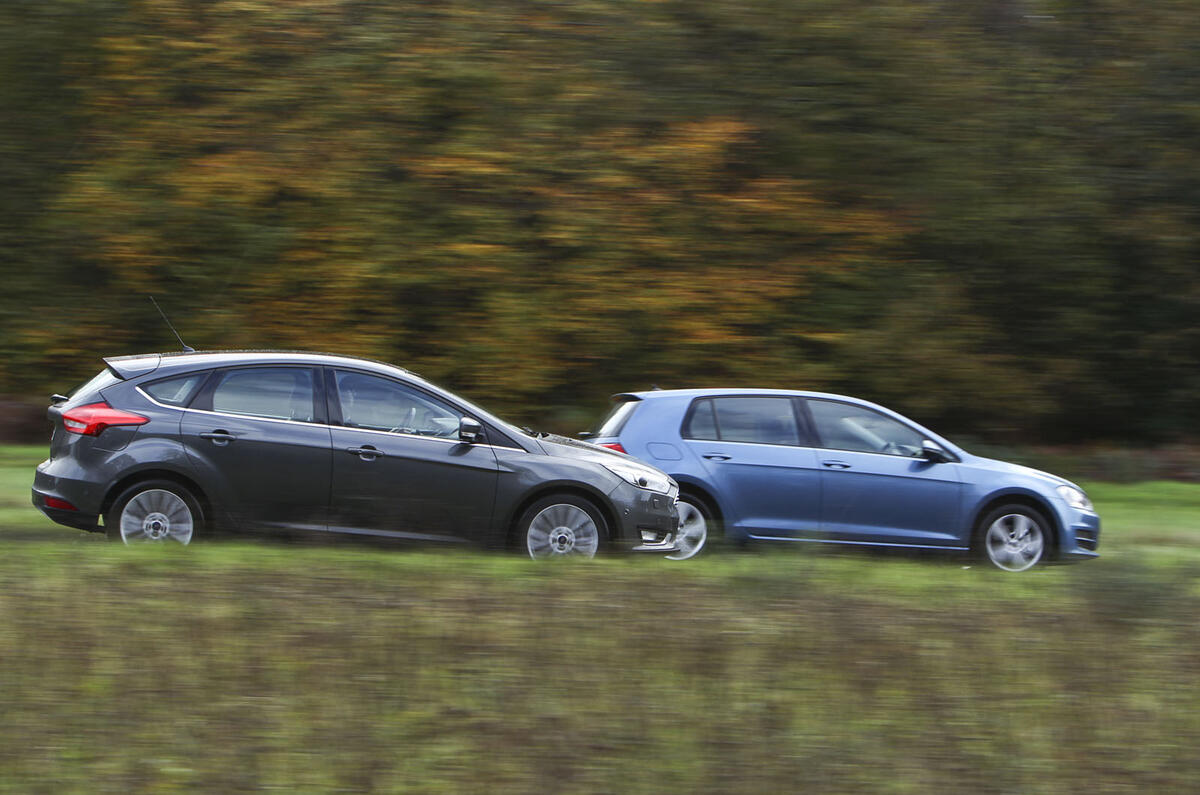 Comparison: Ford Focus versus Volkswagen Golf
