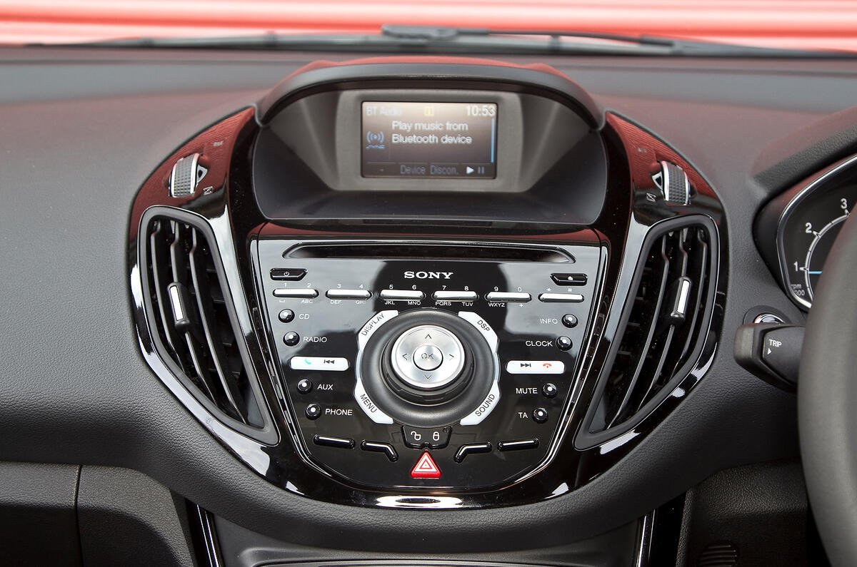 Ford B-Max Sony infotainment system