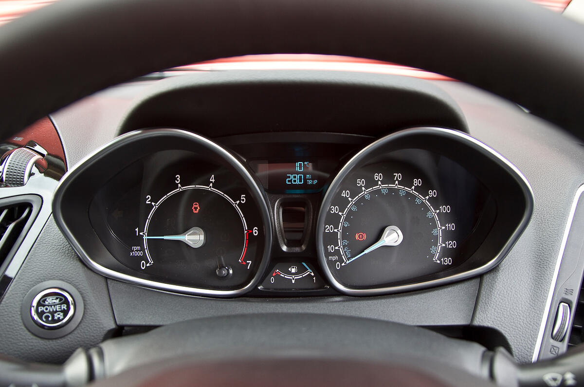 Ford B-Max instrument cluster