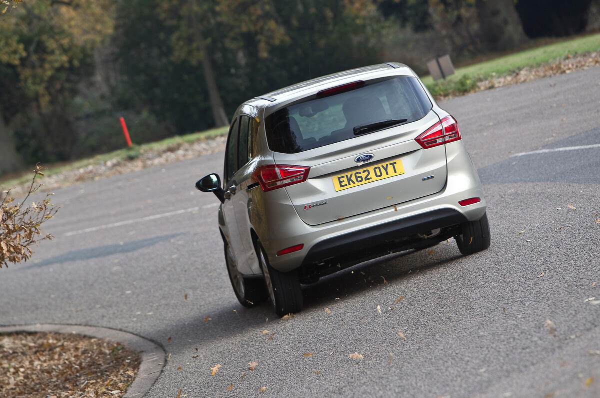 Ford B-Max rear cornering
