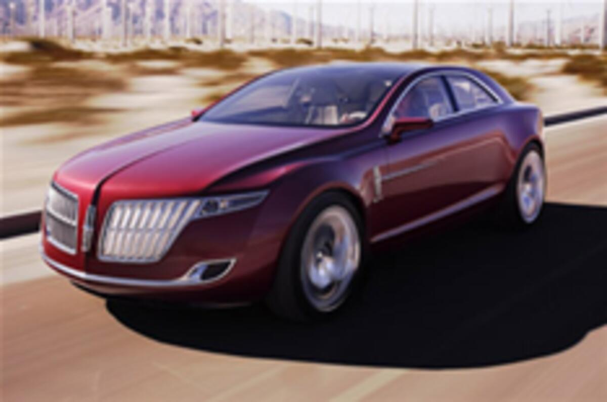 Detroit show: Lincoln's 4dr coupe