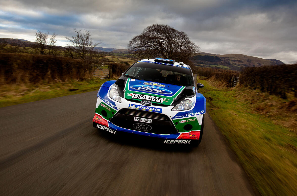 no title Ford Fiesta RS WRC driven