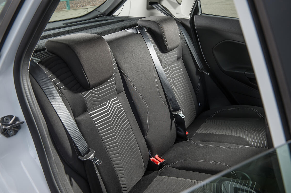 Ford Fiesta rear seats