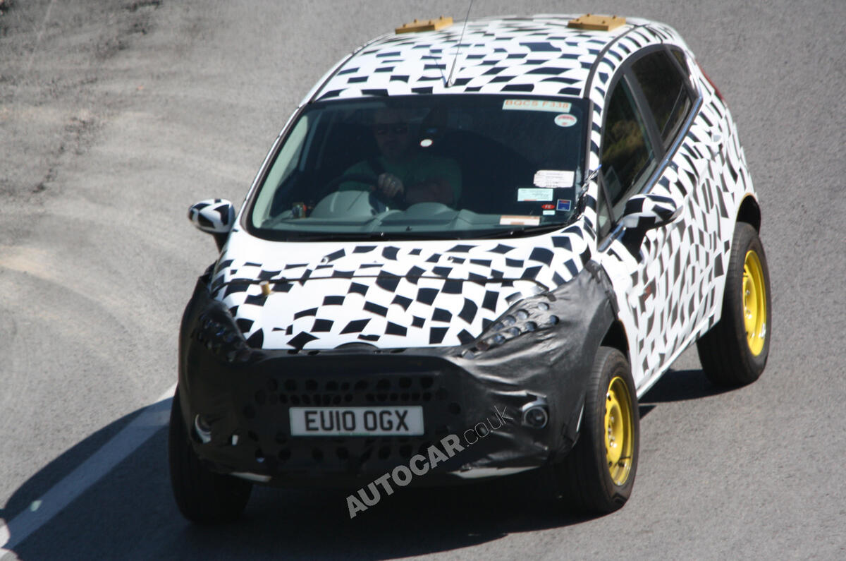 Ford Fiesta spin-off spied