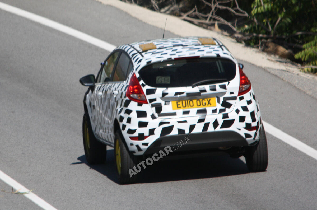 Ford Fiesta spin-off spied