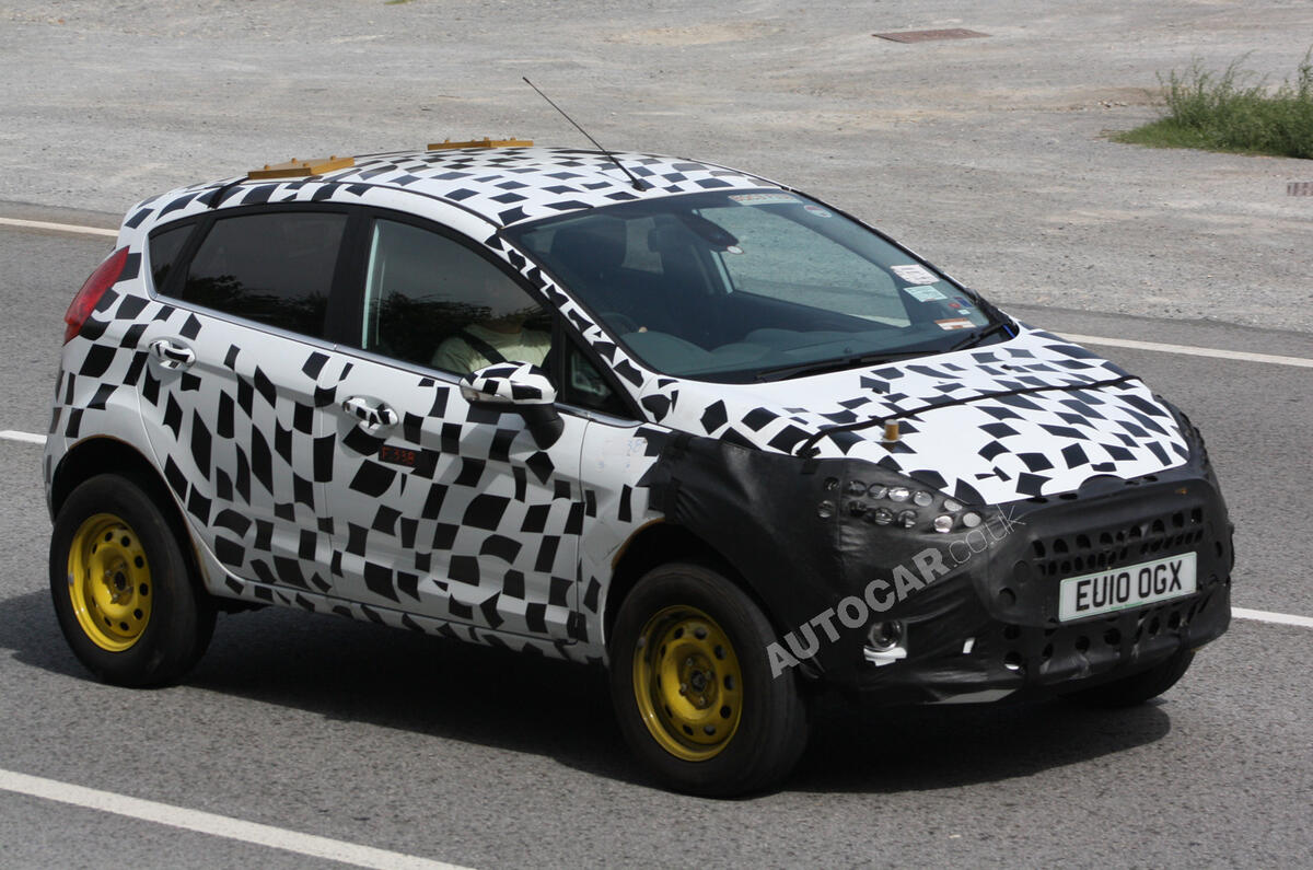Ford Fiesta spin-off spied