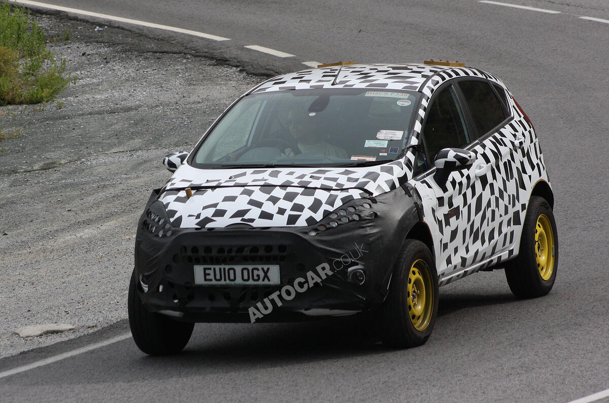 Ford Fiesta spin-off spied