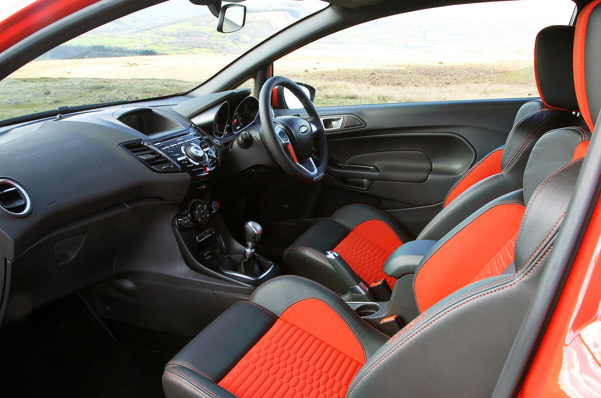 Ford Fiesta ST front seats