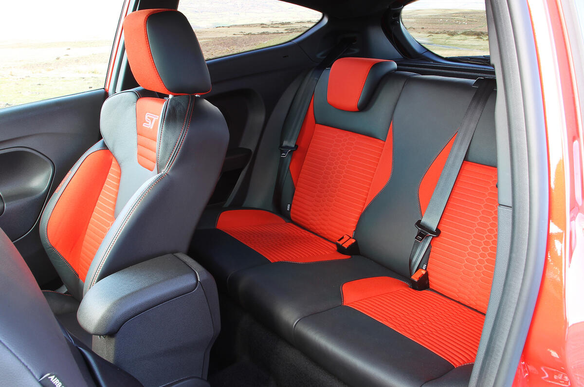 Ford Fiesta ST rear seats