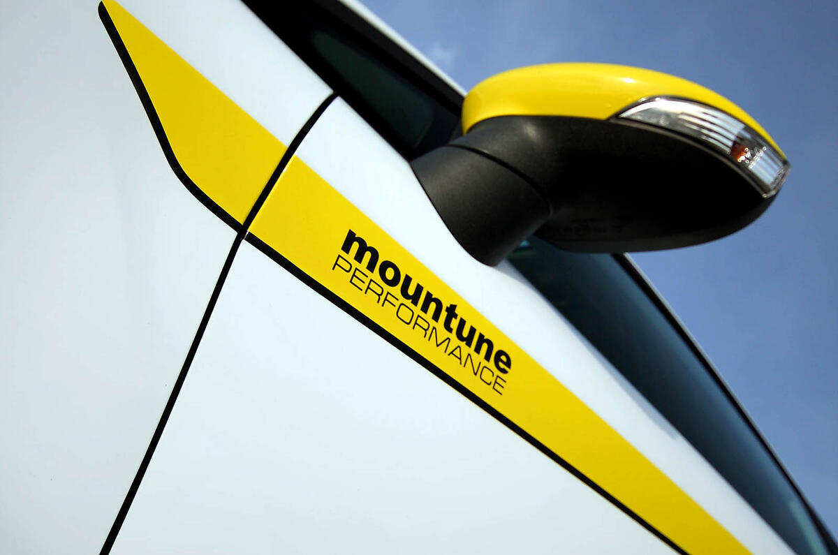 Fiesta Zetec S Mountune decals
