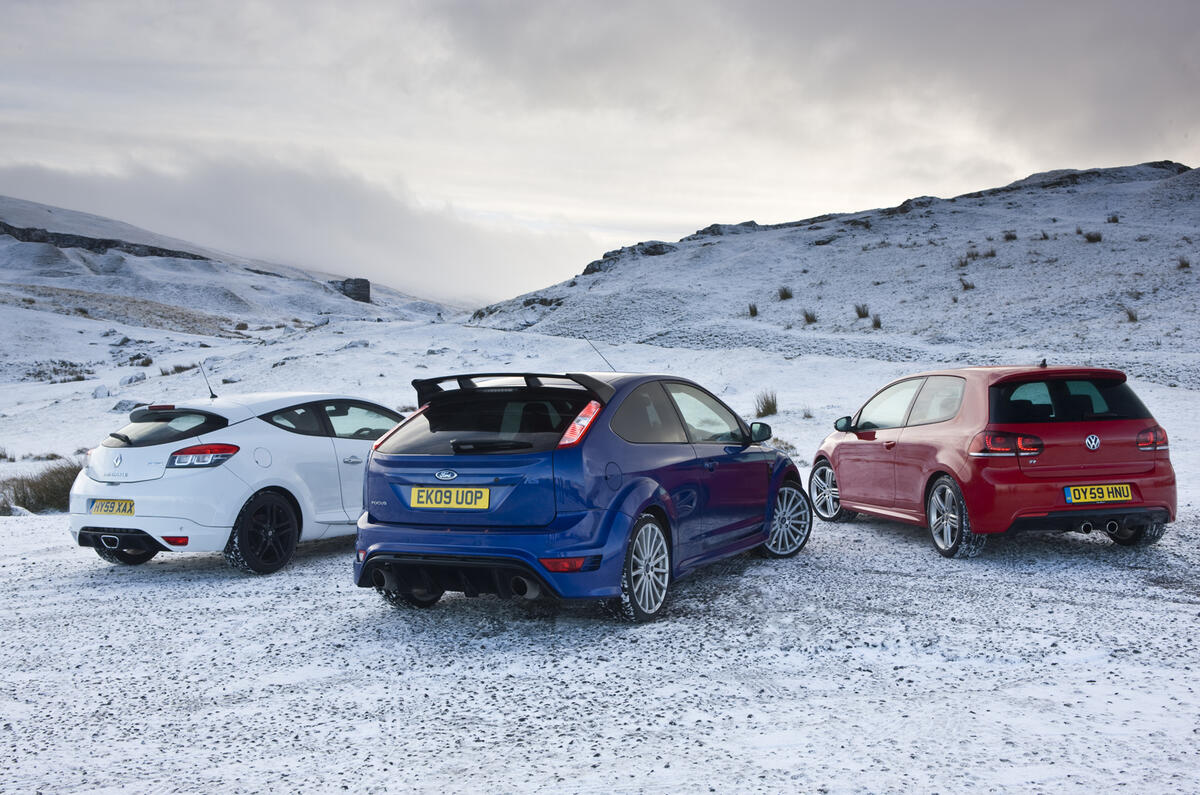 no title Golf R v Focus RS v Megane 250