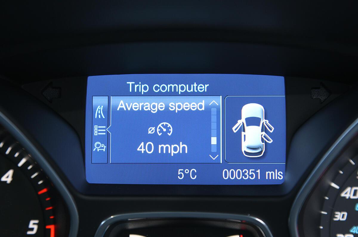 Ford Focus trip computer
