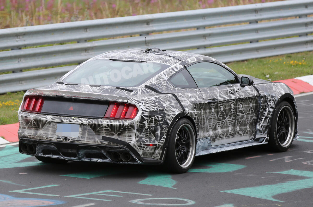 no title New high-performance Ford Mustang undergoes trials at the Nurburgring