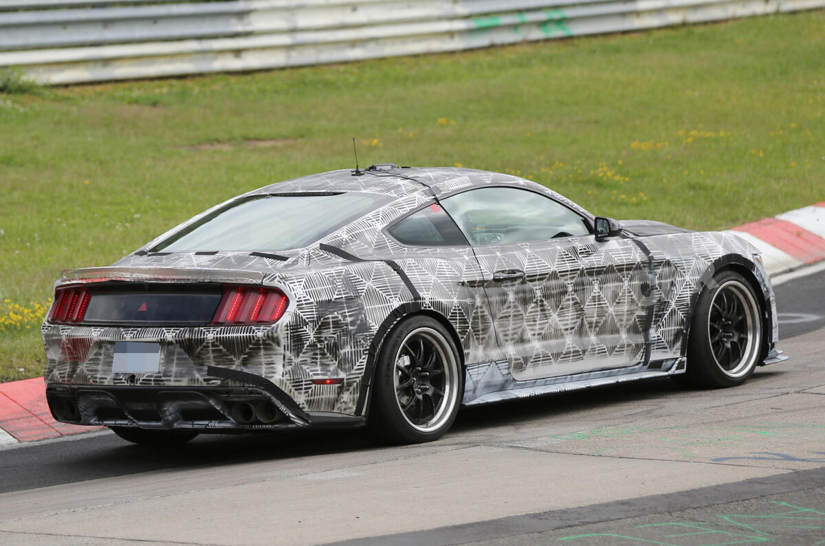 no title New high-performance Ford Mustang undergoes trials at the Nurburgring