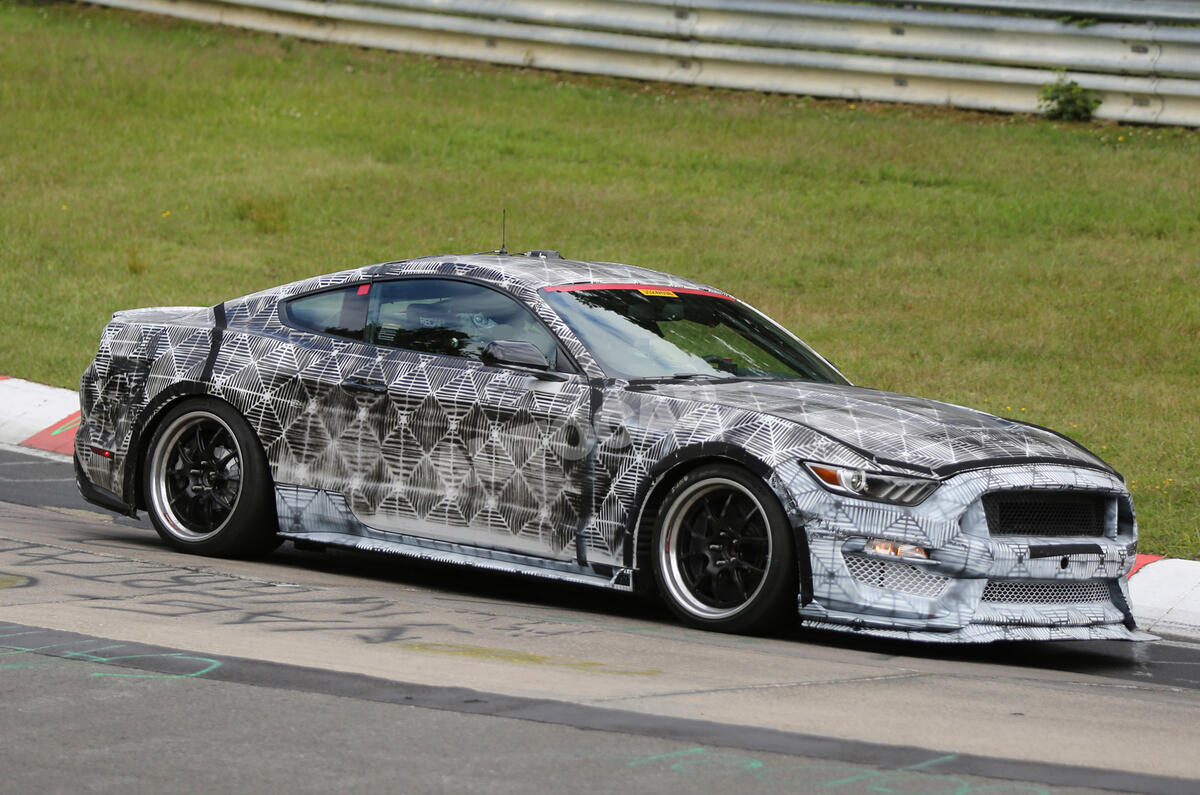 no title New high-performance Ford Mustang undergoes trials at the Nurburgring