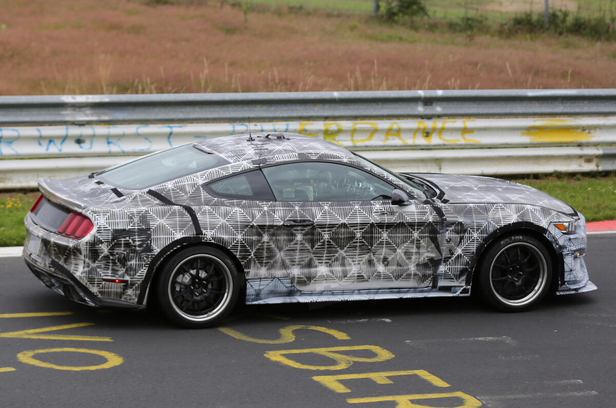 no title New high-performance Ford Mustang undergoes trials at the Nurburgring