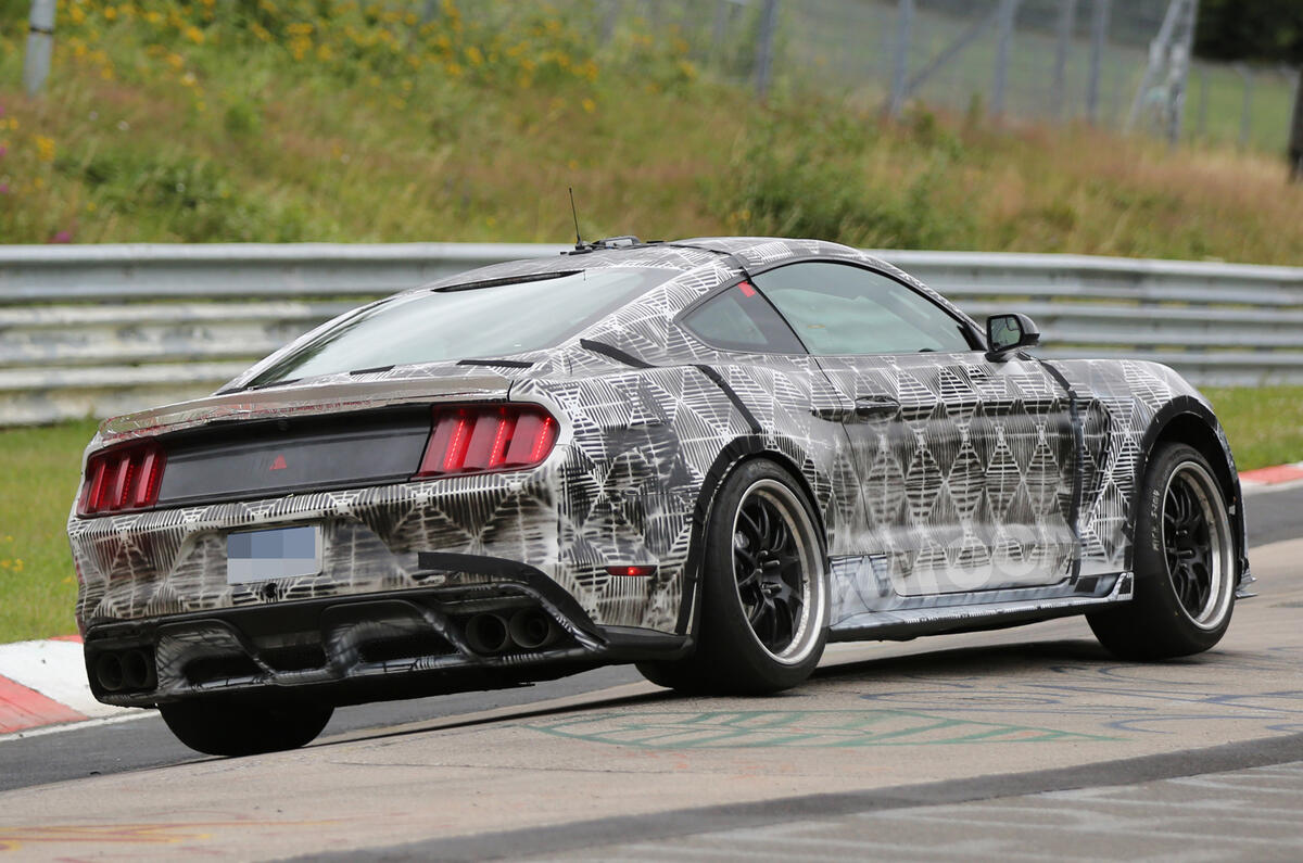 no title New high-performance Ford Mustang undergoes trials at the Nurburgring