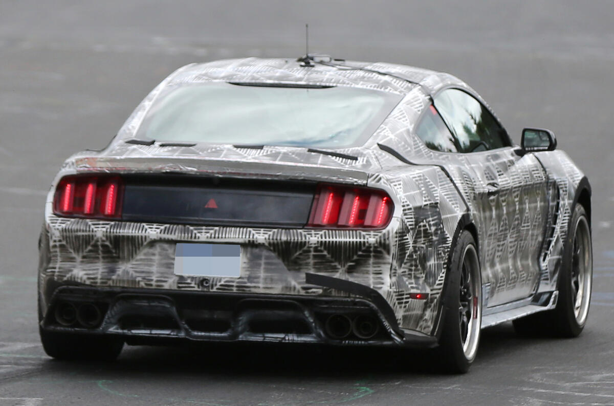 no title New high-performance Ford Mustang undergoes trials at the Nurburgring