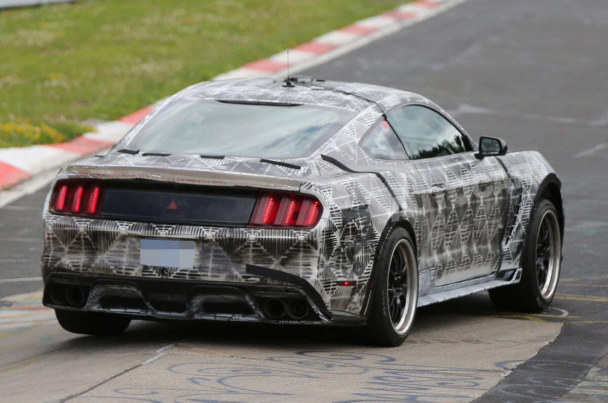 no title New high-performance Ford Mustang undergoes trials at the Nurburgring