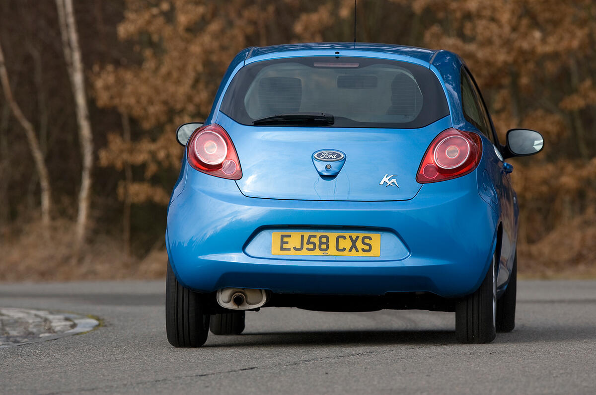 The Ka projects a surprising level of road noise in to the cabin Ford Ka