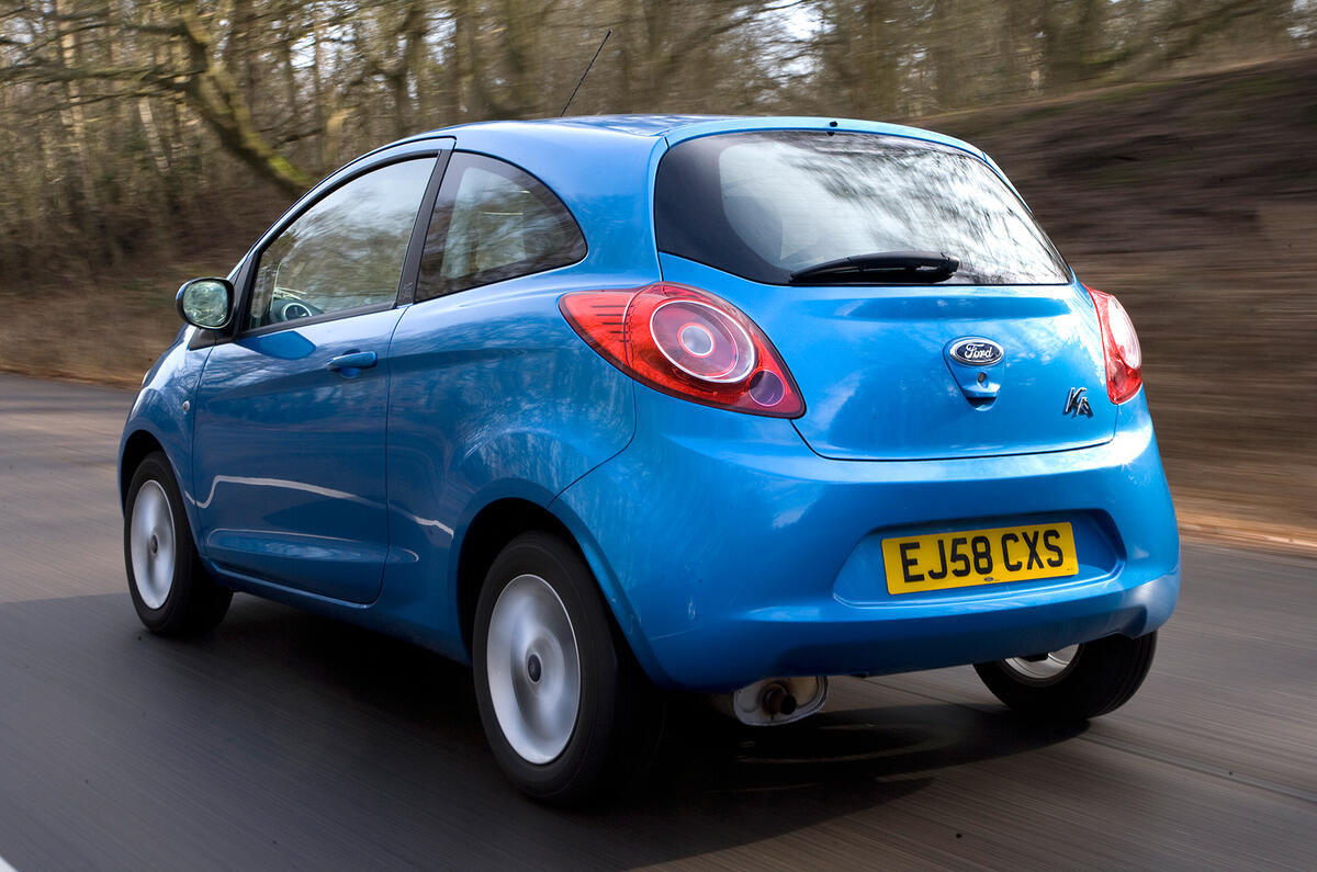 Retuning of the 1.2-litre petrol engine gives a more perky feel over the Fiat 500 Ford Ka