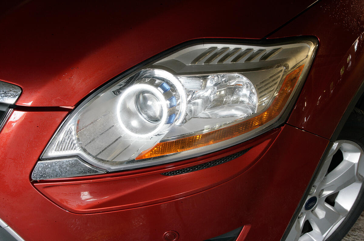 Stylish headlights look as though they're from the Focus, but they're not Ford Kuga headlights