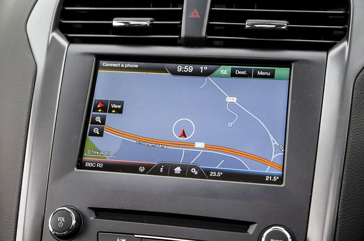 Ford Mondeo infotainment system