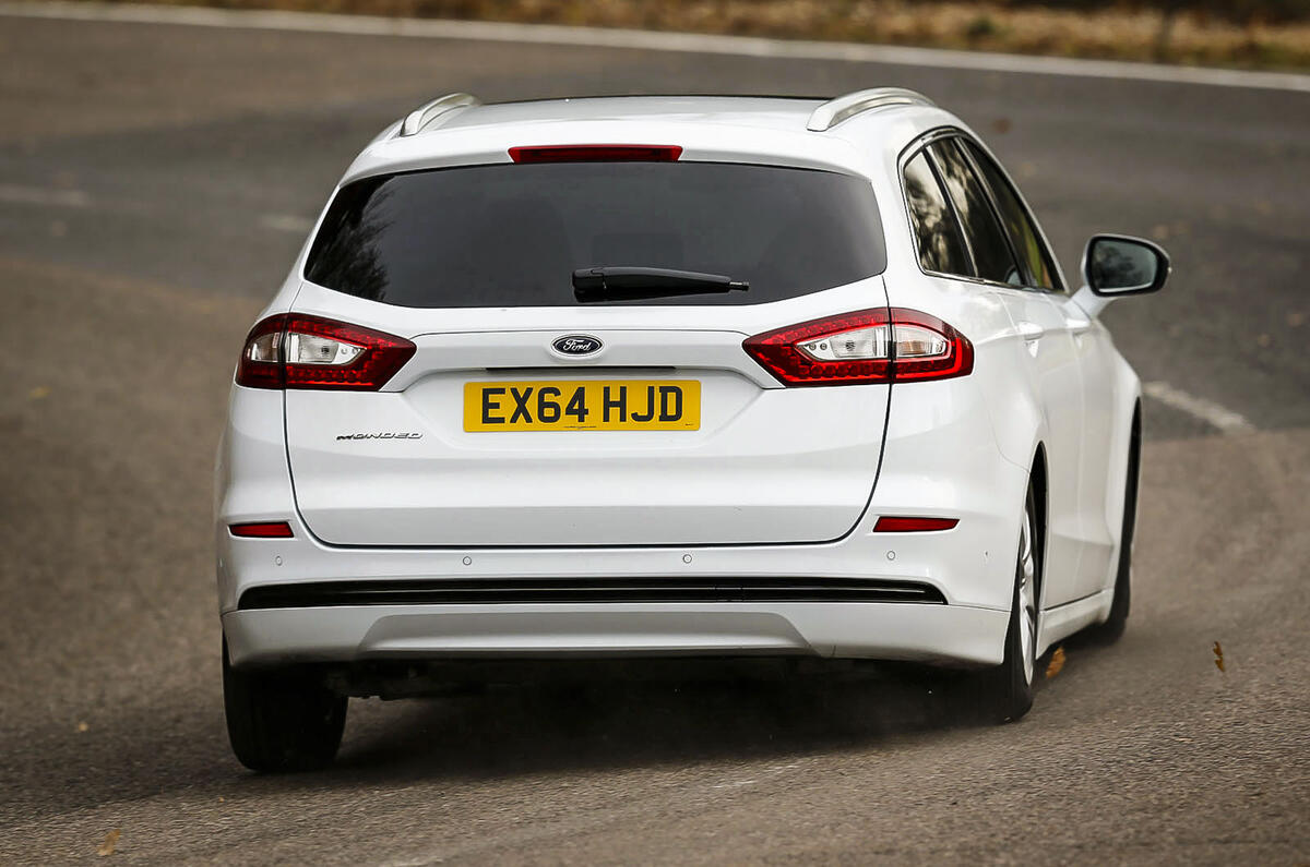 Ford Mondeo rear cornering