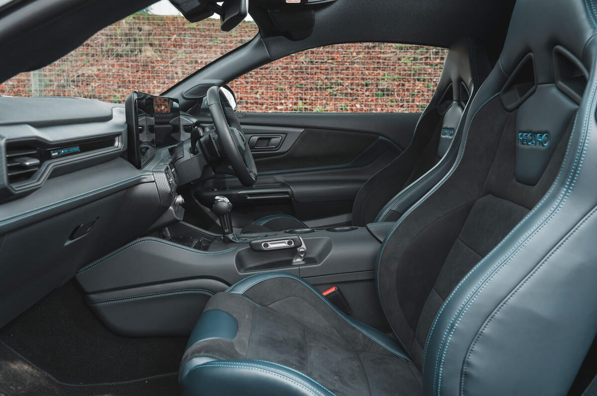 Ford Mustang Dark Horse review 2024 13 front seats