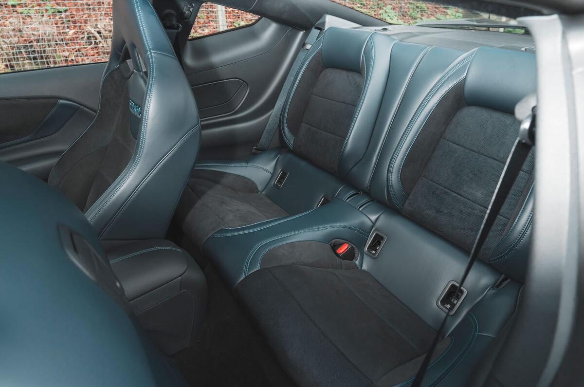 Ford Mustang Dark Horse review 2024 14 back seats