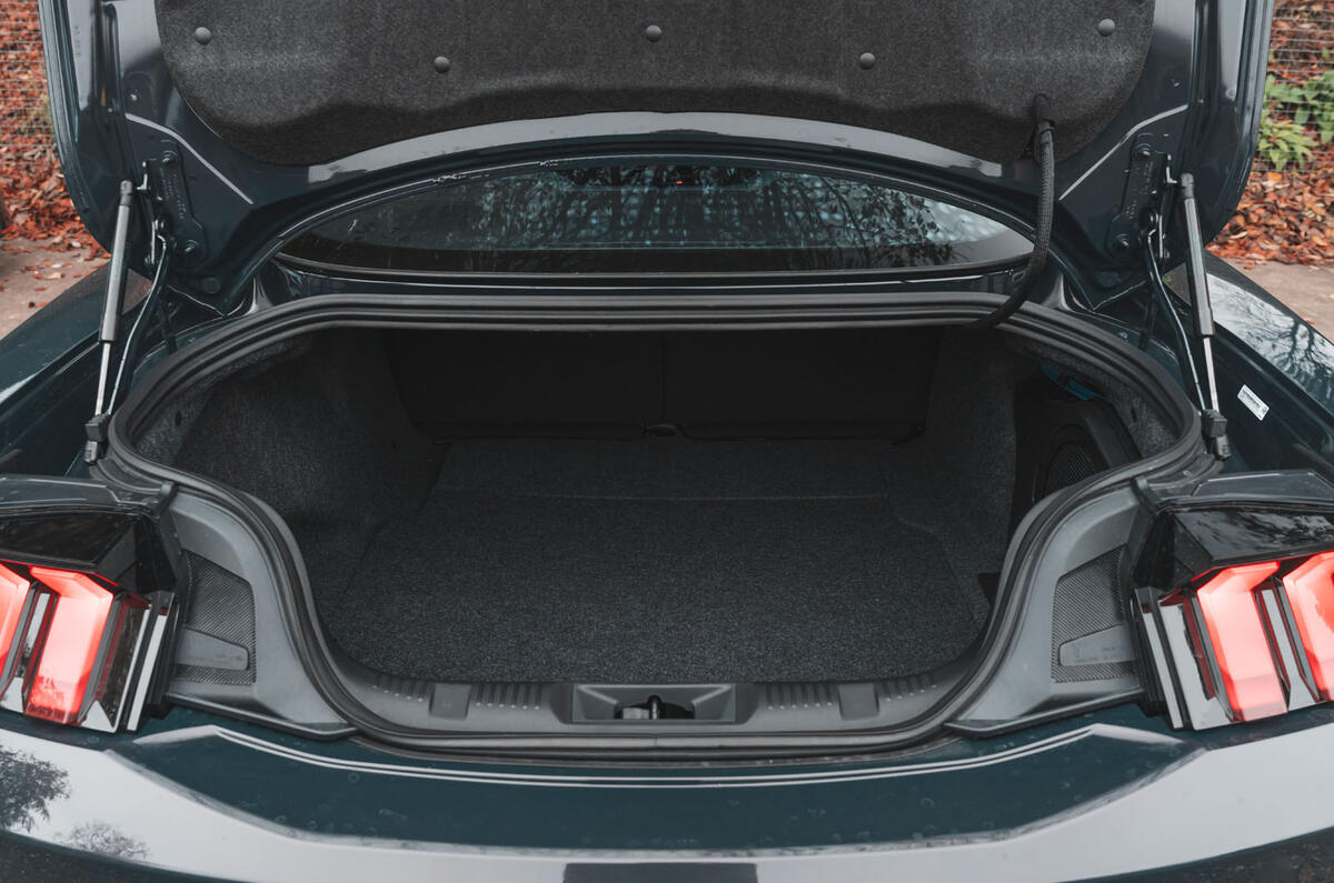 Ford Mustang Dark Horse review 2024 15 boot