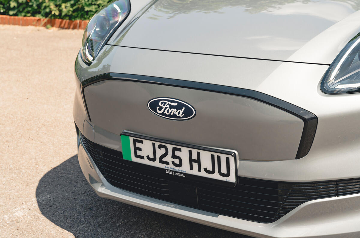 Ford Puma E review 2025 05 new grill Ford Puma E review 2025 05 new grill