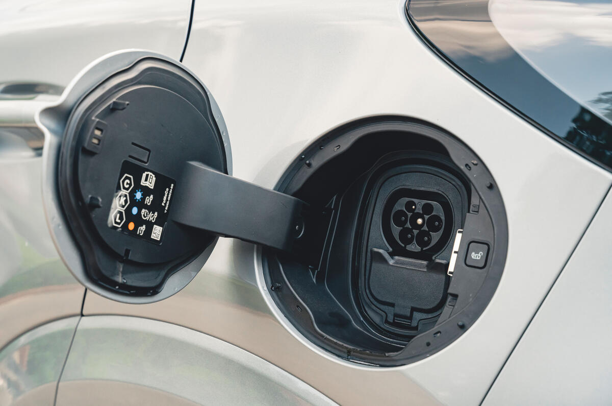 Ford Puma E review 2025 08 charging port Ford Puma E review 2025 08 charging port