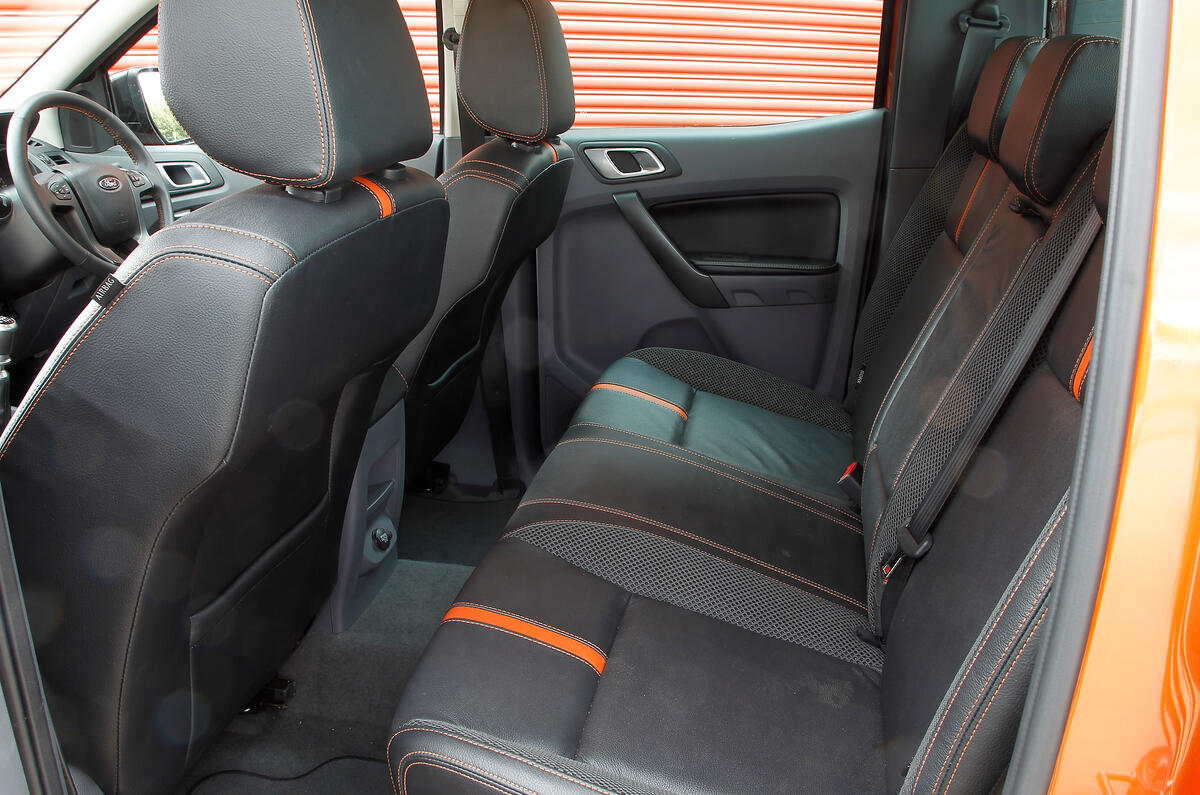Ford Ranger rear seats