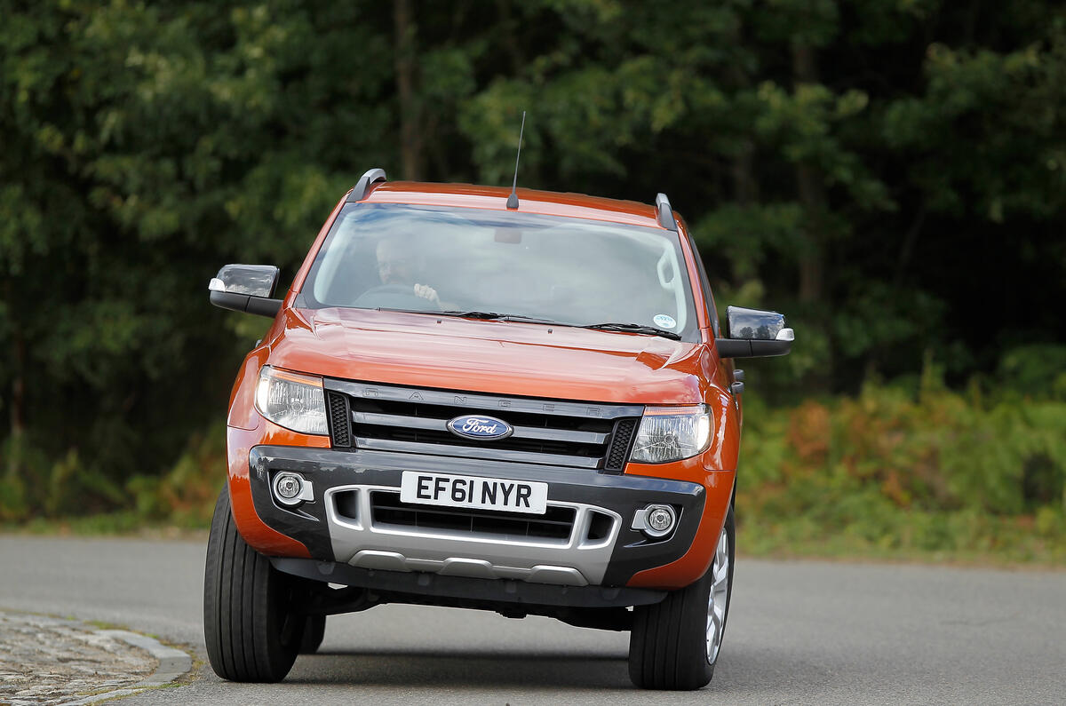 Ford Ranger cornering