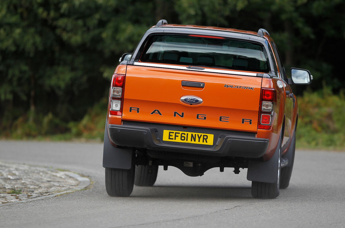 Ford Ranger rear cornering