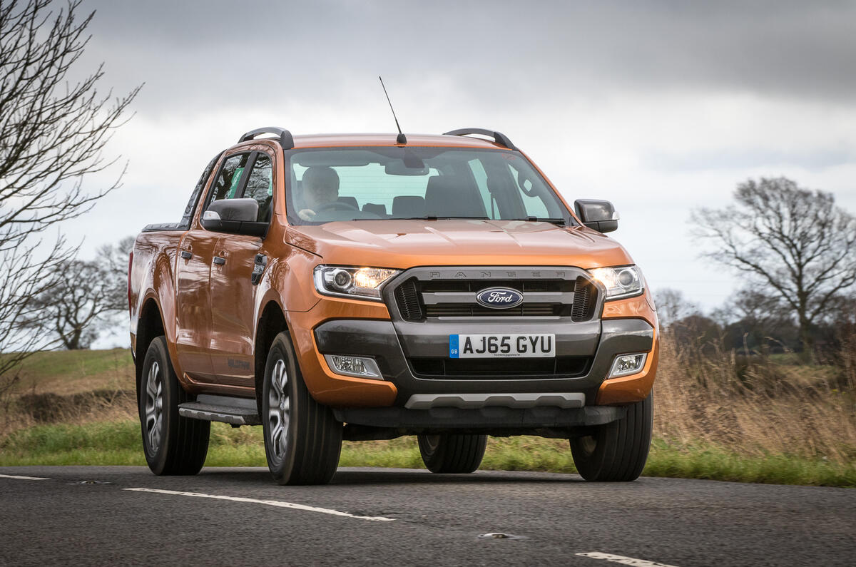 Ford Ranger cornering