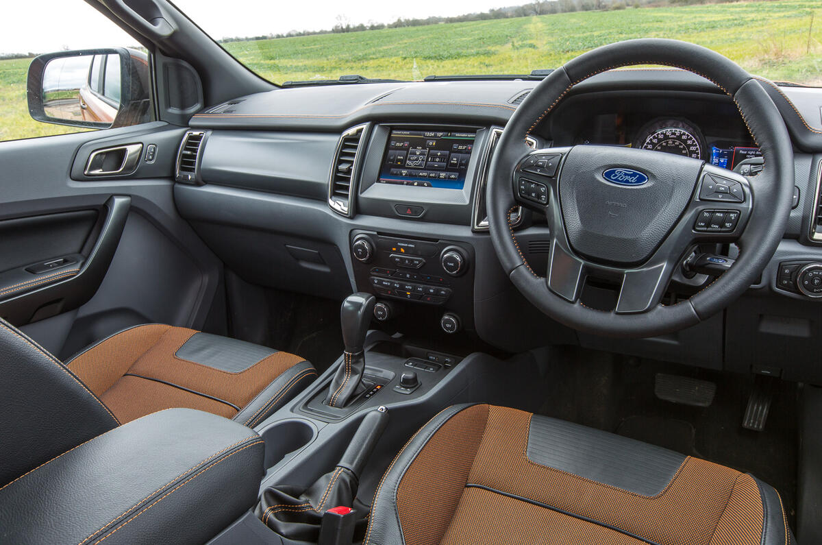Ford Ranger dashboard