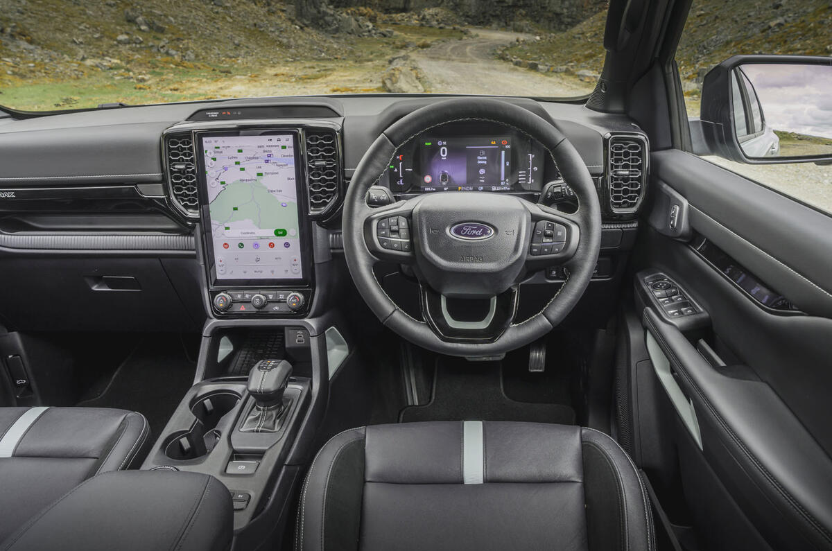 Ford Ranger PHEV review 2025 26 dash