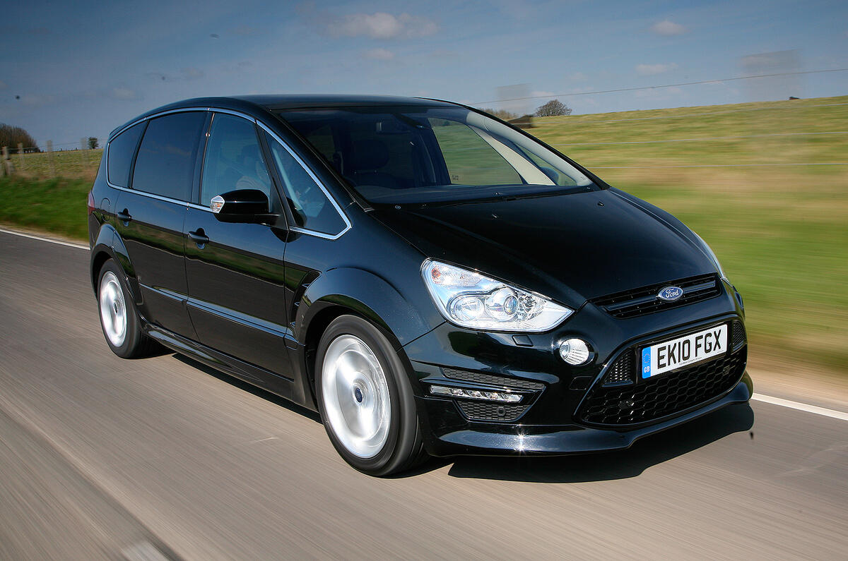 The base 1.6-litre diesel feels a bit gutless in a car of the S-Max’s size The 158bhp Ford S-Max